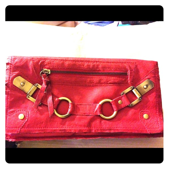 Vintage Leather Clutch - Picture 1 of 1