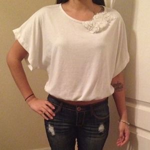 Embellished off the shoulder blouse