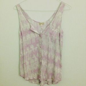 Lilac tie dye tank
