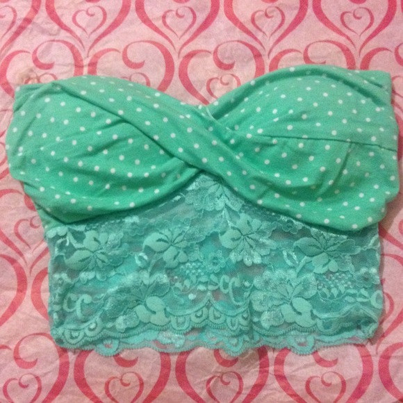 Mint crop top