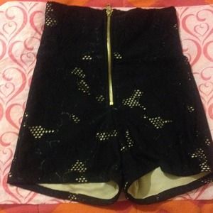 Super high waisted shorts