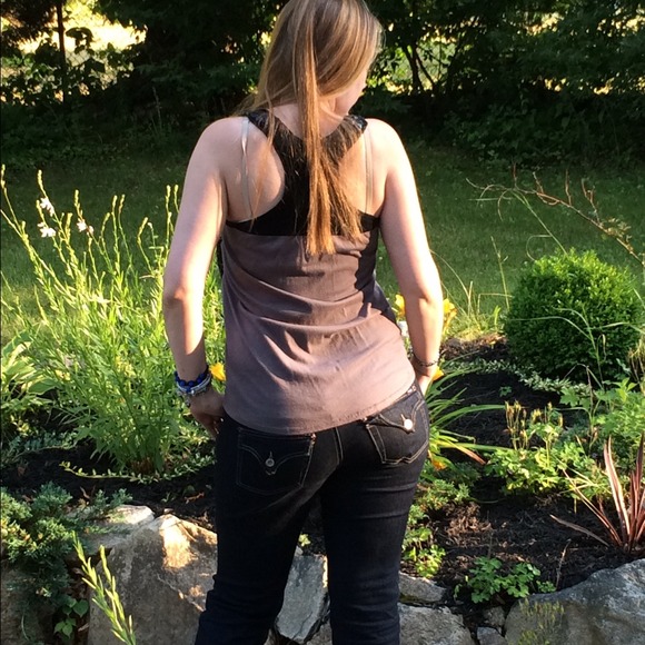 Chic Black Sequin tank Rachel Roy - Picture 5 of 6