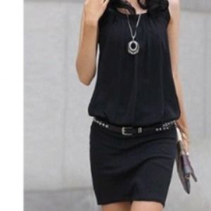Beautiful chiffon & Cotton blend dress