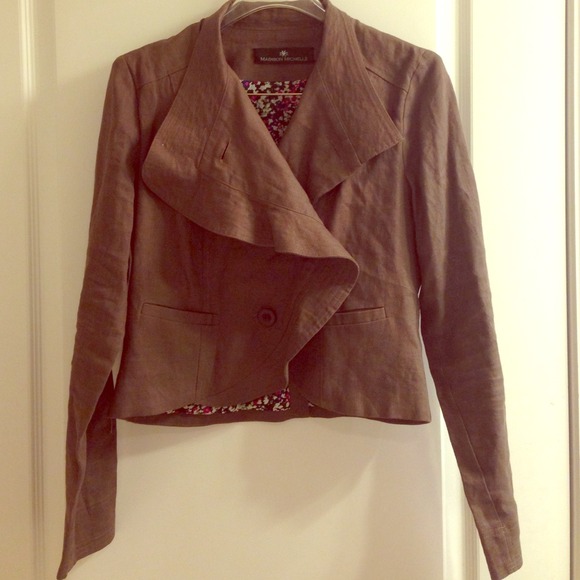 SOLD army ruffle jacket