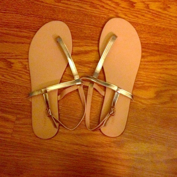 Forever 21 gold sandals