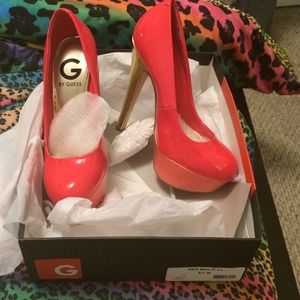 Guess platform heels