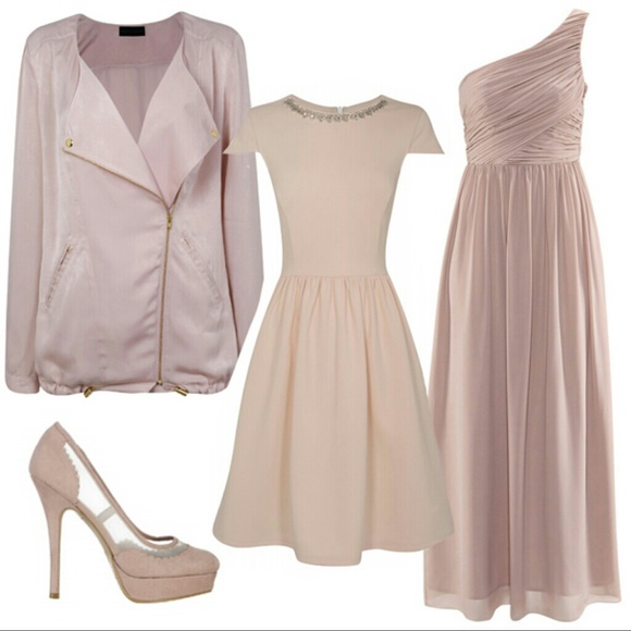 Reserved - Beautiful brand new blush maxi dress