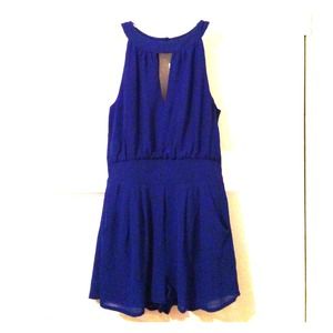 "Brand New" Royal Blue Romper