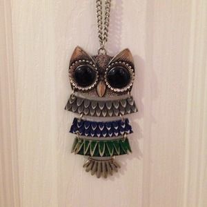 Long-chain Owl Necklace