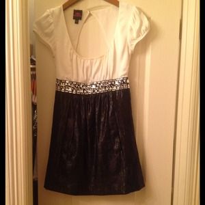 Bebe open back dress
