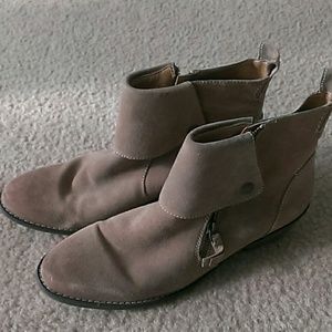 Tan Booties Nine West *reduced *