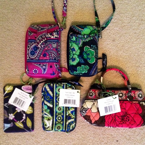 Vera Bradley wristlet/ID case/tech case