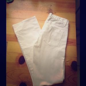 J. Crew white jeans