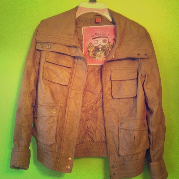 Nordstrom Faux Leather Jacket - Picture 1 of 3