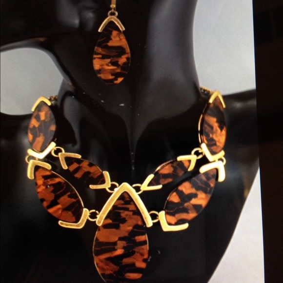 Brand new necklace and earrings set