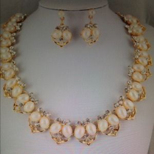 Brand new earrings and necklace set