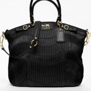 Coach Madison Gathered Lindsay large handbag