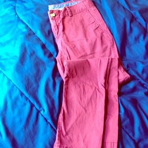 Dockers mid rise burgundy pants