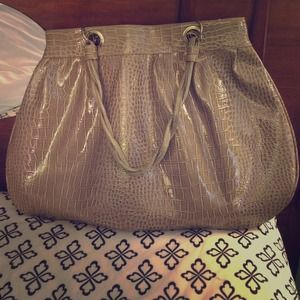 Jessica Simpson TM leather hang bag