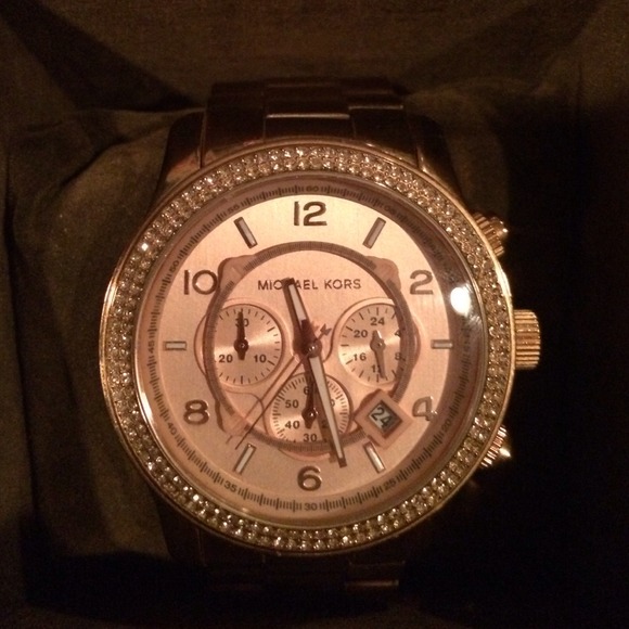 Rose gold Michael Kors watch
