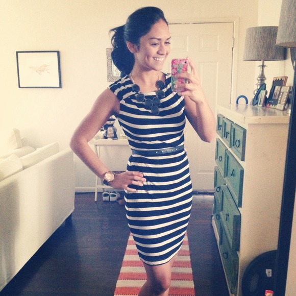 Calvin Klein Stripe Dress