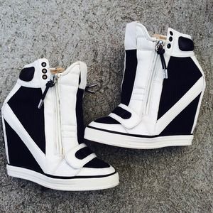LAMB L.A.M.B NALA WEDGE SNEAKER SZ 7