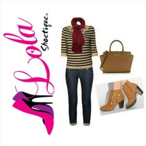 Lolashoetique City Girl Buckle Booties