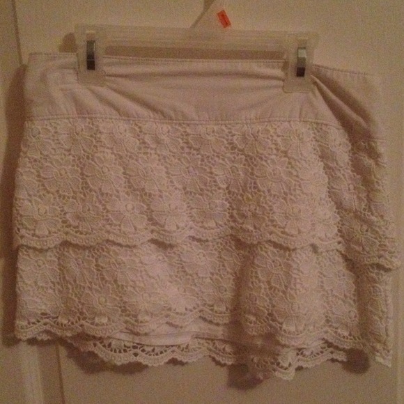 Lace Miniskirt.