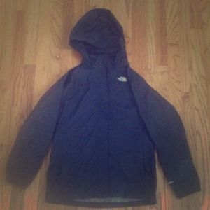 Black North Face Kids XL - Rain Jacket