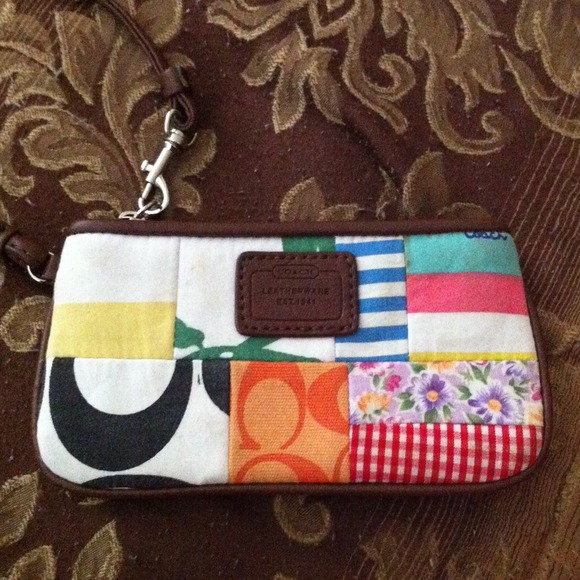 Authentic coach wristlets