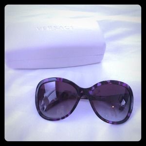 Beautiful Purple Authentic Versace Sunglasses