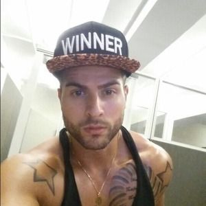 Winner leopard snapback hat