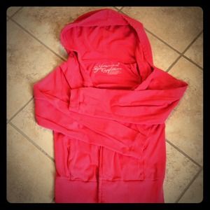 Red American Eagle zip hoodie