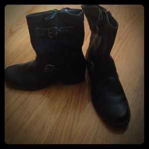 Anne Klein AK "Laski" 8.5 woman midcalf black boot