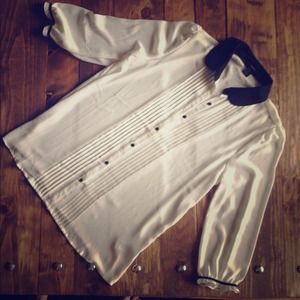 Forever 22 B&W blouse !!!SOLD!!!