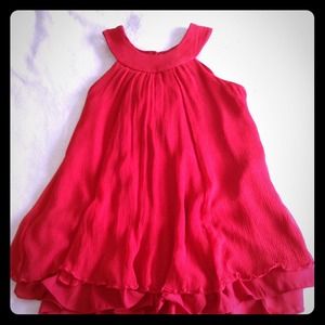 Red Swing Dress (size S)
