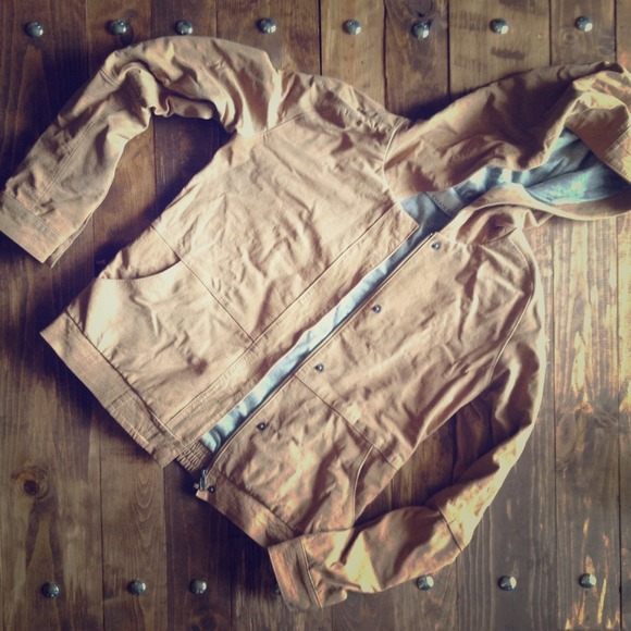Chaiken Leather Hoodie style Jacket
