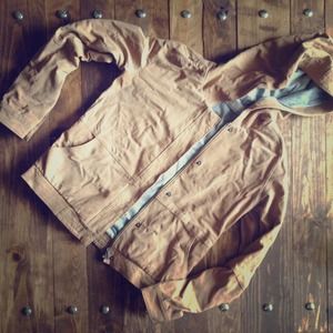 Chaiken Leather Hoodie style Jacket