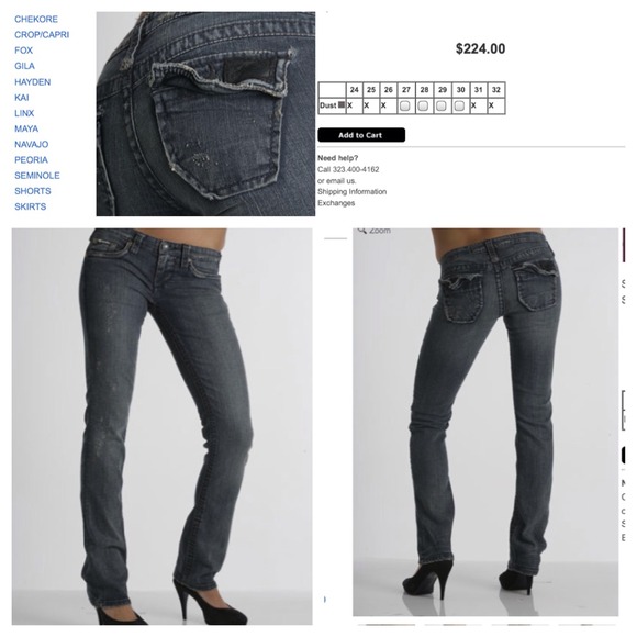 Stitch's Maya Sexy Straight Leg Designer Jeans :)