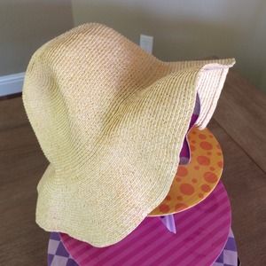 Gold thread floppy hat