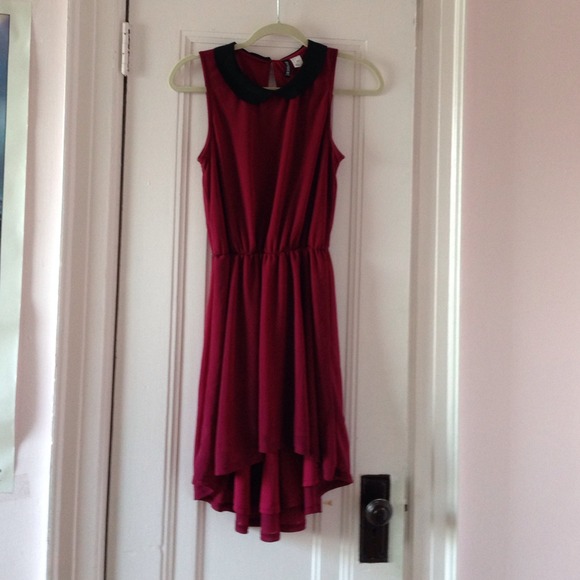 🎀Maroon high low dress🎀