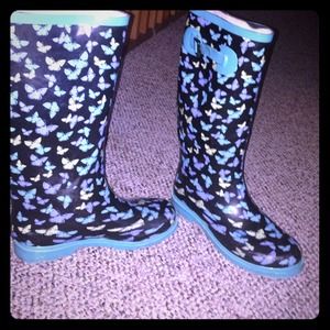 Butterfly Rain boots