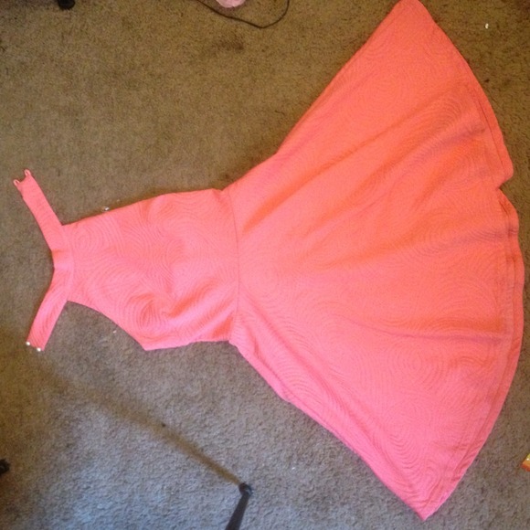 Pink halter part dress
