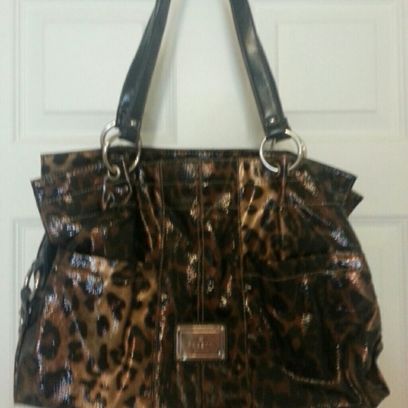 Leopard print purse