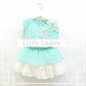 Fancy 2-piece Lace skirt set