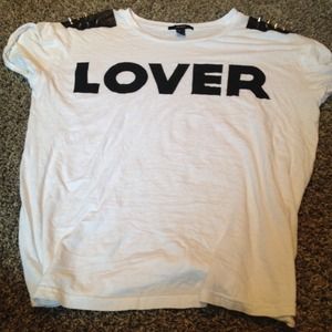 Oversized "Lover" tee