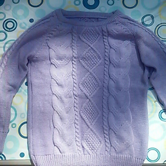 lavender knitted sweater - Picture 1 of 1