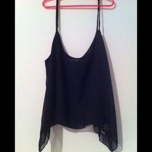 💎NWT Sheer black top