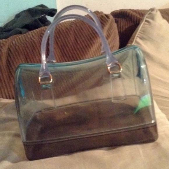 Clear bag Furla style great condition