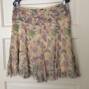 DVF silk skirt